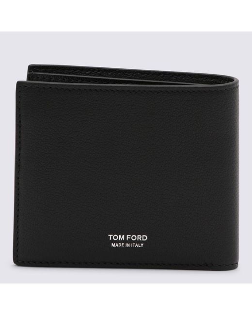 Tom Ford Black Leather Wallet for men