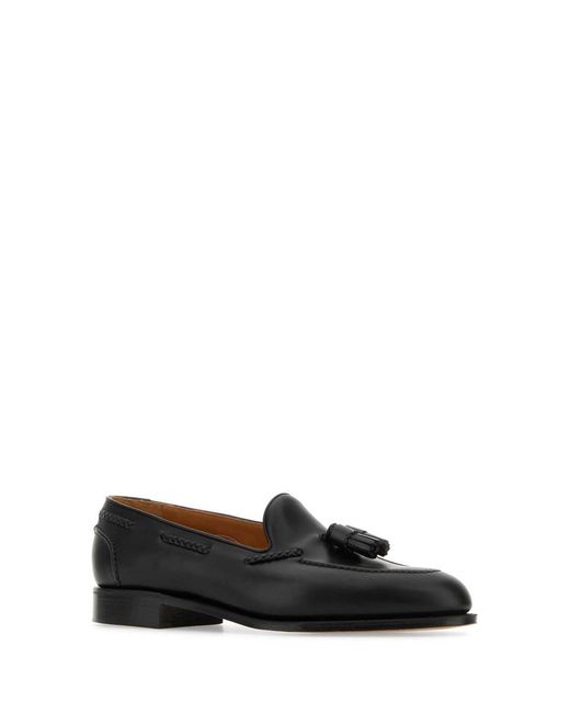 Edward Green Black Moccasters for men