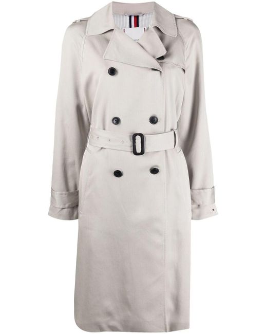 tommy hilfiger trench coat beige