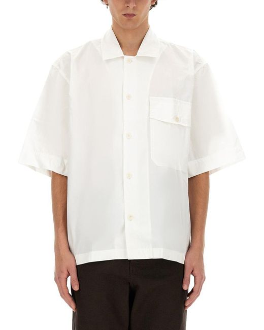 Margaret Howell White Short-Sleeved Shirt for men