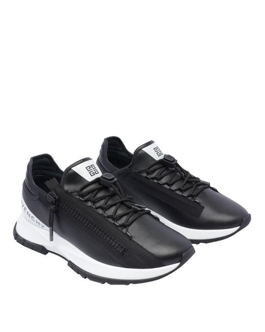 Givenchy Black Spectre Zip Runners for men