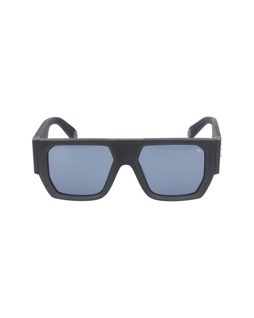 Philipp Plein Blue Sunglasses for men
