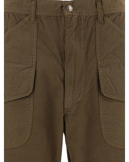 Orslow Green "Utility" Shorts for men