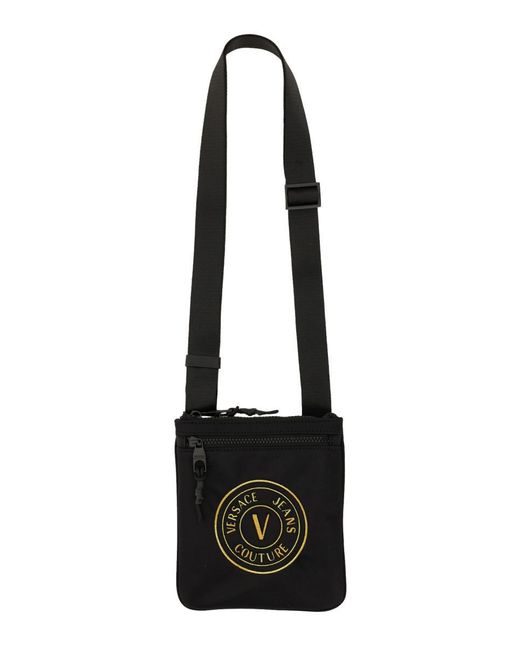 Versace Black "v-emblem" Bag for men