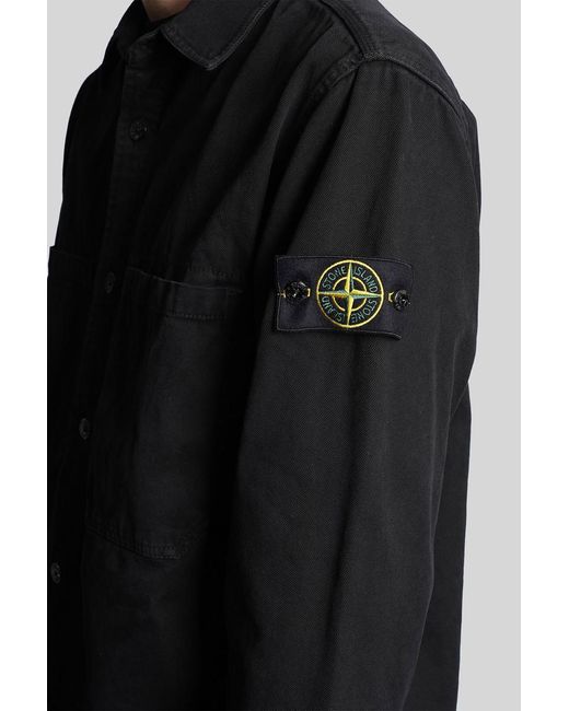 Stone Island Black Shirt for men