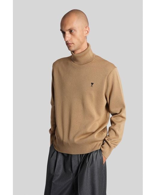 AMI Brown Knitwear for men