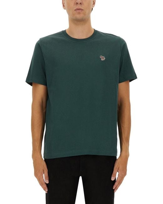 Paul Smith Green Regular Fit T-Shirt for men