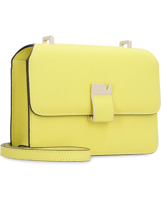 Valextra Nolo Mini Leather Crossbody Bag in Yellow Lyst UK