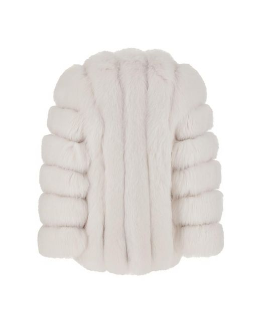OLIVIA V. White Furs