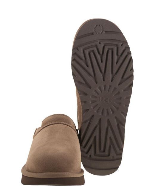 Ugg Brown Classic Micro - Suede Ankle Boot