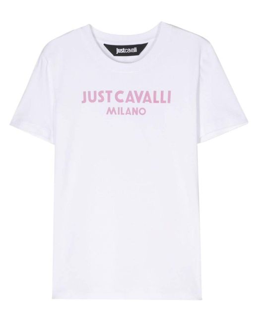 Just Cavalli White T-Shirts And Polos