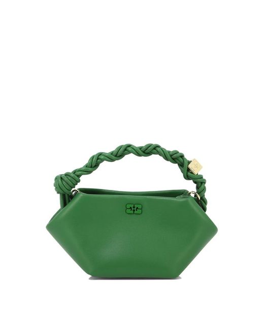 Ganni Green "Mini Bou" Handbag
