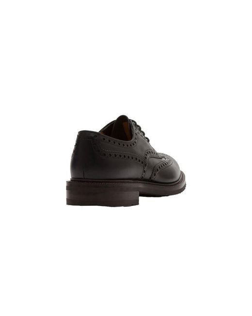 Church's Black Leather Horsham Lace-Up Shoes for men