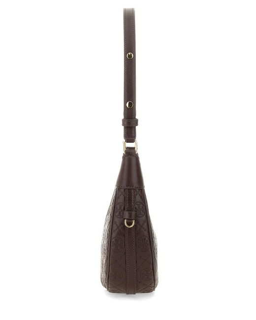 Tory Burch Brown Crescent Moon Handbag