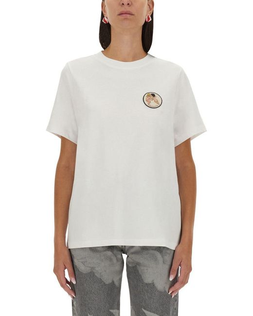 Fiorucci White T-Shirt With Logo
