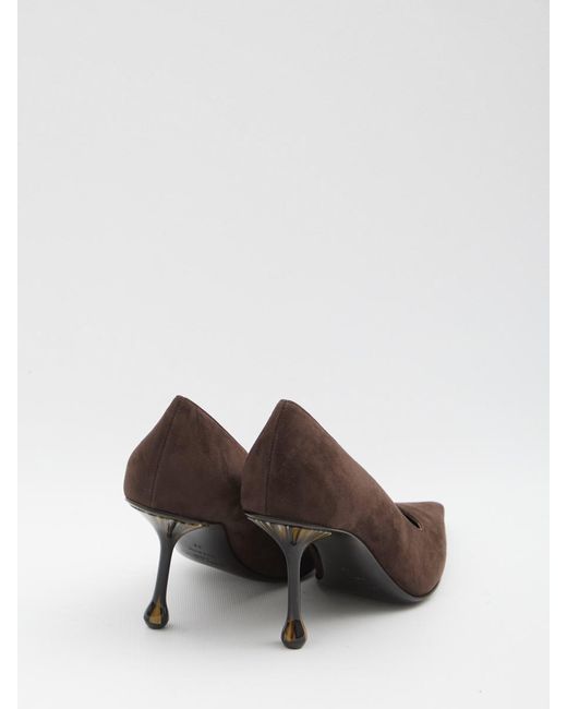 Jimmy Choo Brown Ixia Pumps
