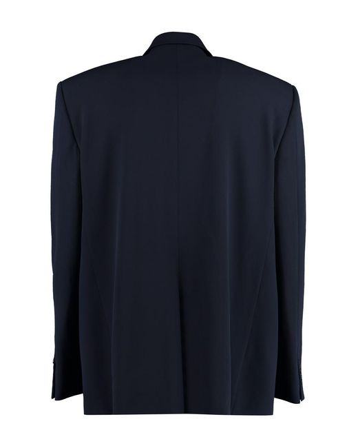 Balenciaga Blue Single-breasted Two-button Jacket for men