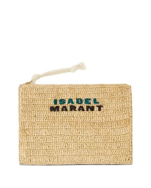 Isabel Marant Natural Praia Pouch
