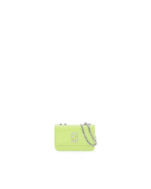 marc jacobs green snapshot bag