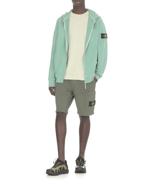 Stone Island Sweaters Green for men