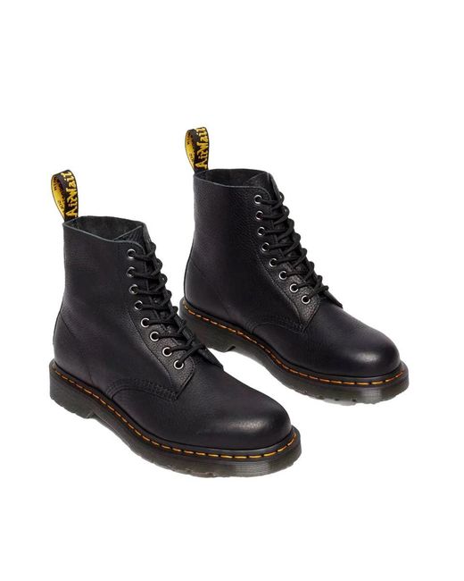 Dr. Martens Black Anfibi Stringati 1460 for men