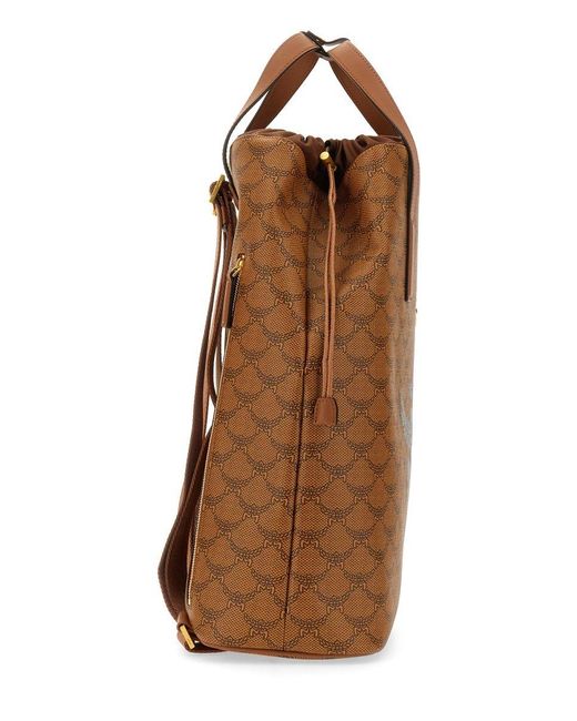 MCM Brown Medium Backpack "lauretos"