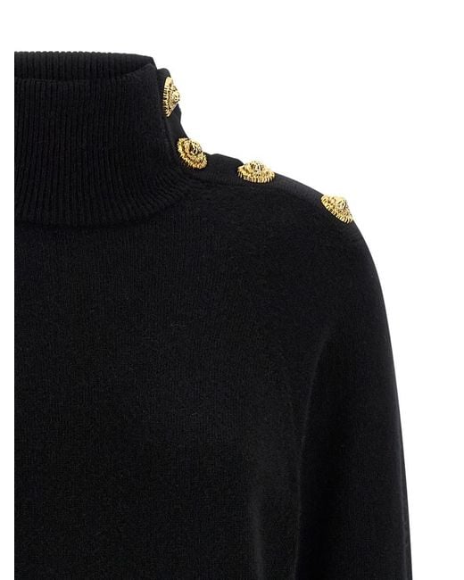 Balmain Black Sweater Dress