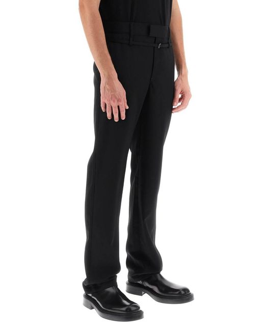Jacquemus Black Le Pantalon Disgreghi Belted Pants for men