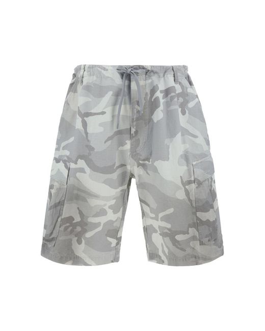 Balenciaga Gray Bermuda Shorts for men