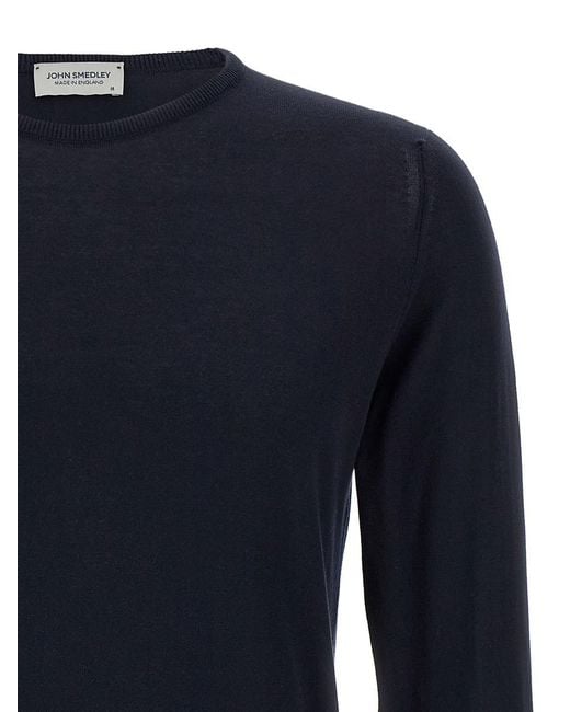 John Smedley Blue 'Hatfield' Sweater for men