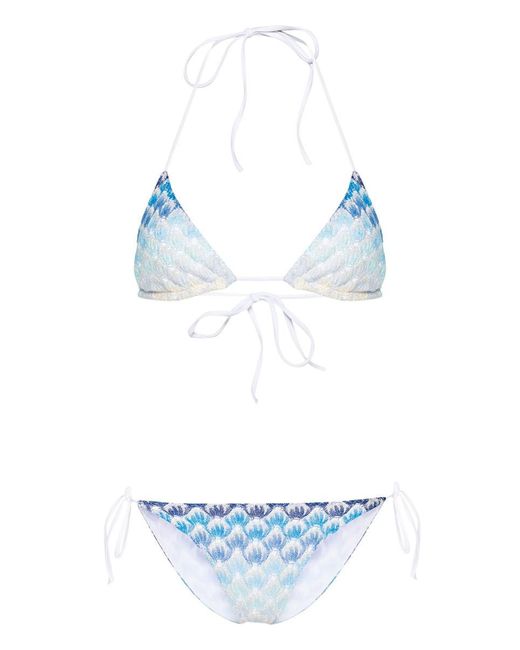 Missoni Blue Bikini With Gradient Effect