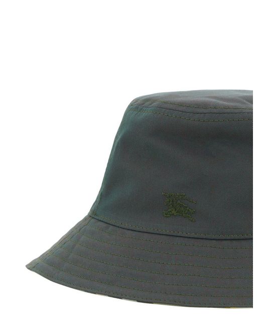 Burberry Green Reversible Bucket Hat