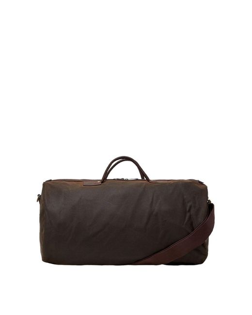 Barbour Brown Duffle Bag for men
