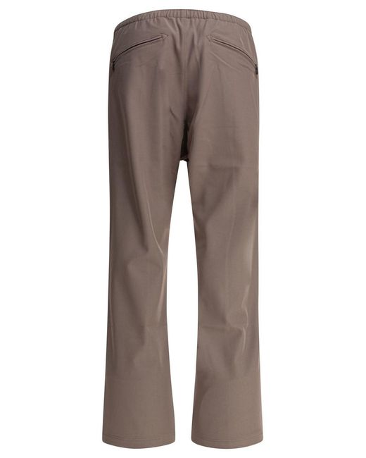 Needles Gray Boot-Cut Trousers for men