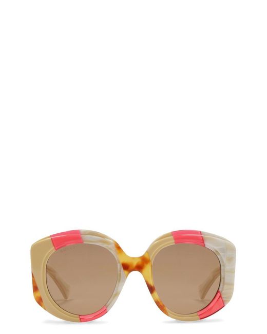 Gucci Pink Oversize Sunglasses