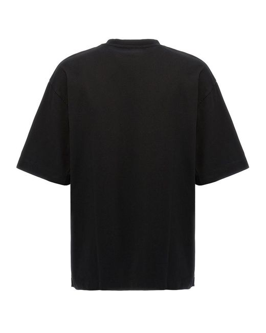 Off-White c/o Virgil Abloh Black Skate Graphic-print Cotton-jersey T-shirt for men