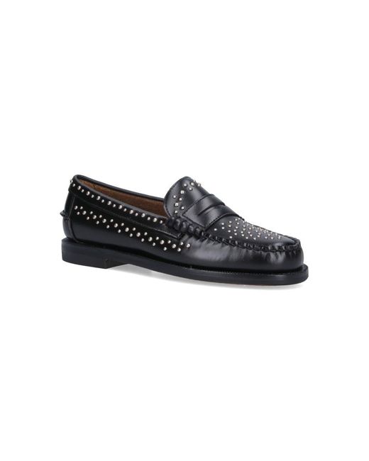 Sebago Black Flat Shoes