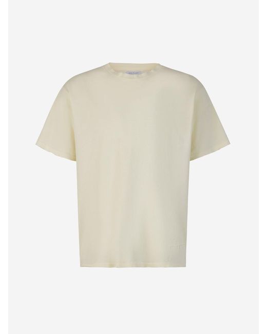 John Elliott White Folsom Cotton T-shirt for men