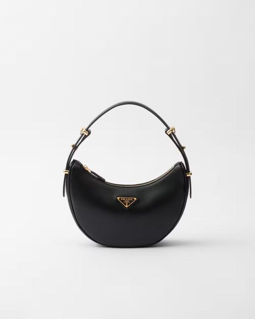 Prada Black "Arqué" Shoulder Bag