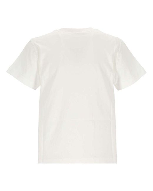 Alaïa White Alaia T-shirts And Polos