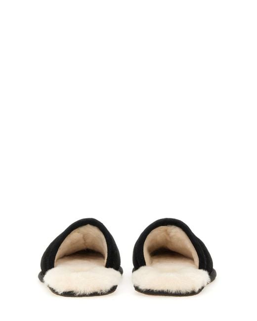 Ugg Black Slippers "Scuff" for men