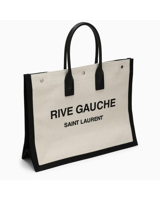 Saint Laurent Natural Rive Gauche Greggio/ Tote Bag