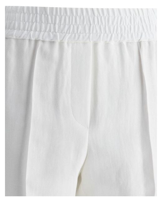 Brunello Cucinelli White Trousers