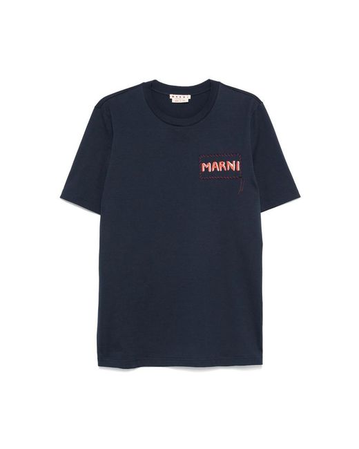 Marni Blue T-Shirts & Vests for men