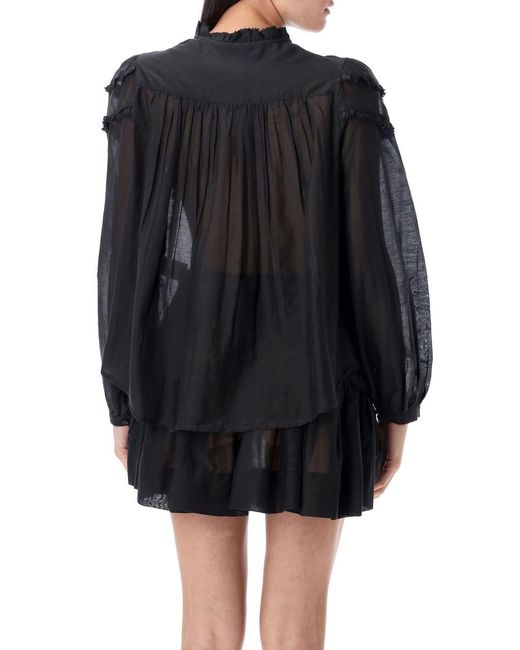 Isabel Marant Black Christa Blouse