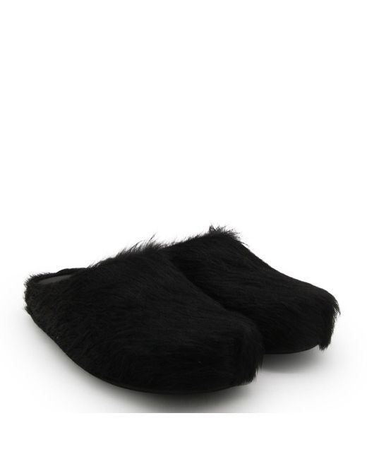 Marni Black Leather Flats for men