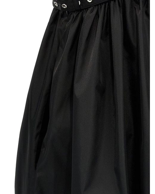 Ganni Black Strappy Dress