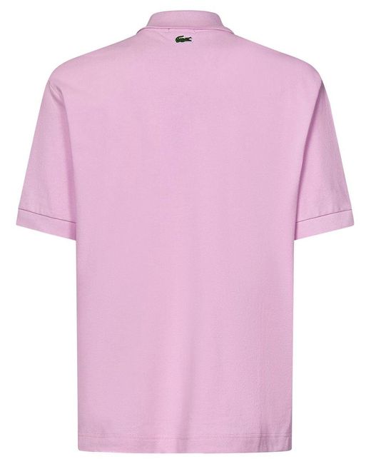 Lacoste Pink Original Polo .12.12 Loose Fit Polo Shirt
