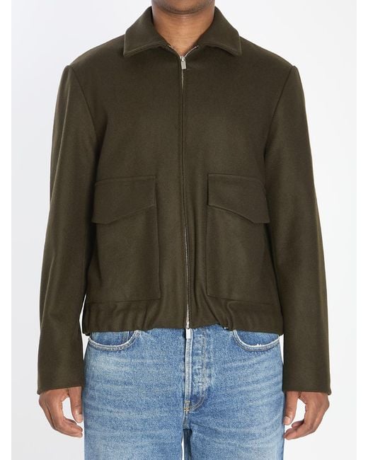 Barena Green Magan Caramal Outerwear for men