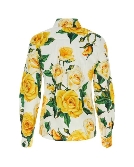 Dolce & Gabbana Yellow Shirts